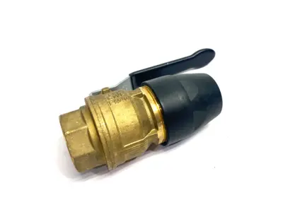 USED AIRNET BALL VALVE NPT 1-1/2" FEMALE TO AIR TUBE DN40