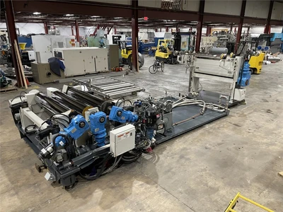 66" Wide Cincinnati Milacron Horizontal Sheet Line Downstream, New In 2012