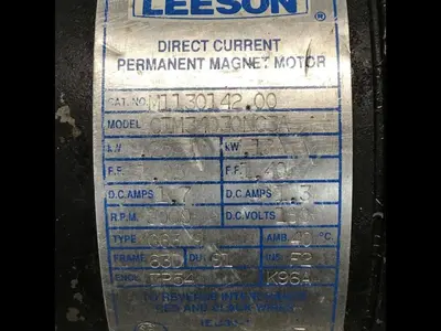USED LEESON ELECTRIC CO CIM34D30NC3A
