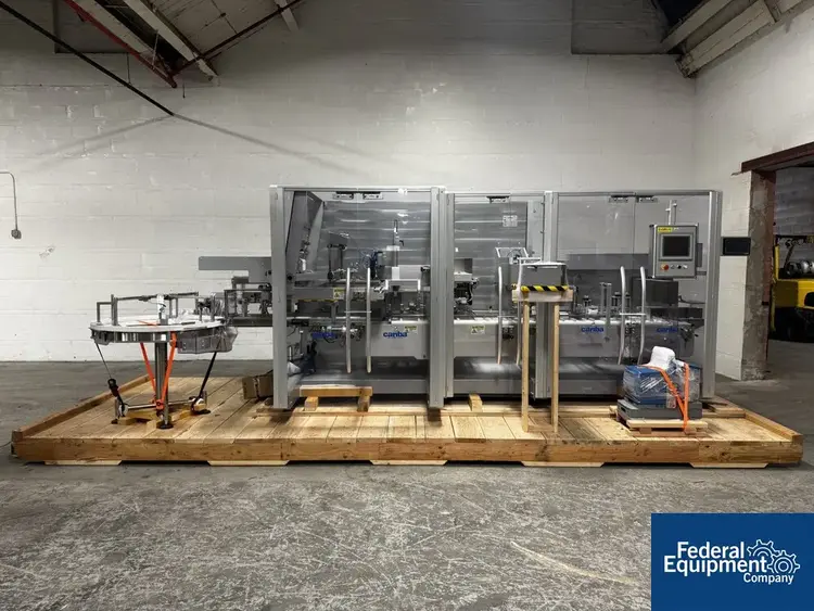 Used Cariba, SRL Cariba Vial Cartoner, Model C442 Cartoners Horizontal Load - Automatic Load Ohio US | Federal Equipment Company #779661