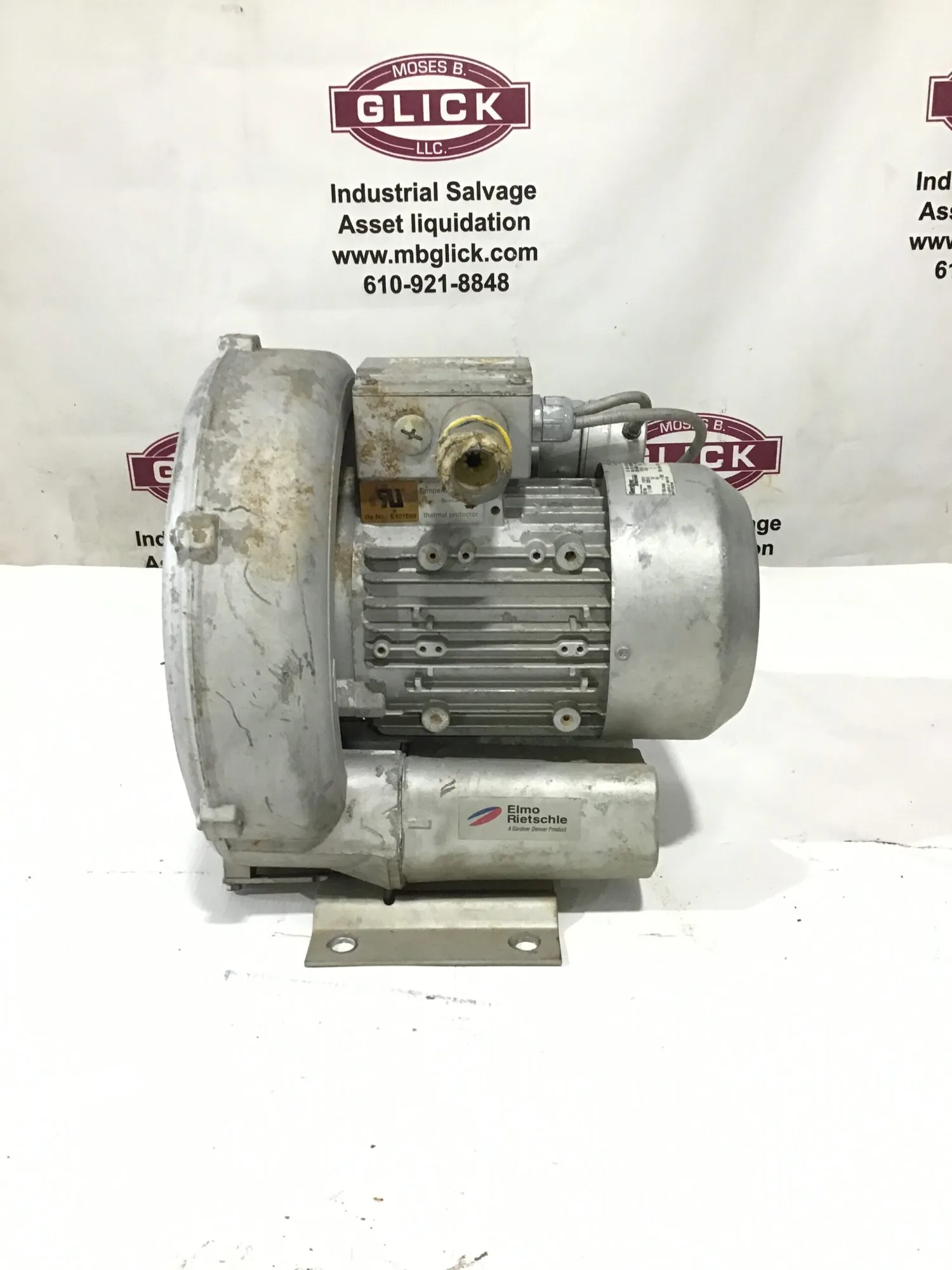 Gardener Denver G-BH1 2BH1400-7AV25-Z Regenerative Blower 1.1-1.3kW 2765/3240RPM