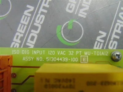 Honeywell MU-TDIA12 Isolated Digital Input Board 51304439-100 Rev. E Used