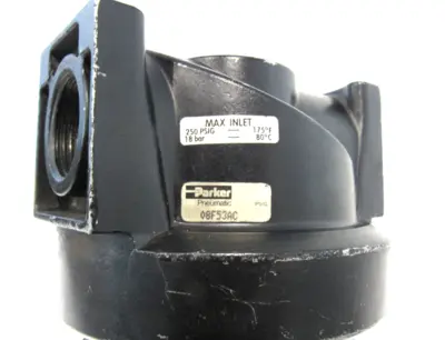USED PARKER 08F53AC PNEUMATIC FILTER