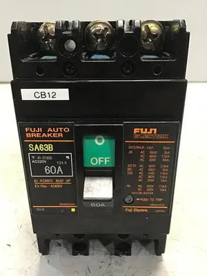 USED FUJI ELECTRIC SA63B-60 AMP