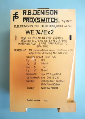 Large Lot (32) R.B. Denison Pepperl + Fuchs WE74/Ex2 Switch Amplifier READ P21