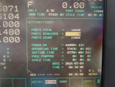 USED 2001 MORI SEIKI ZT2500Y