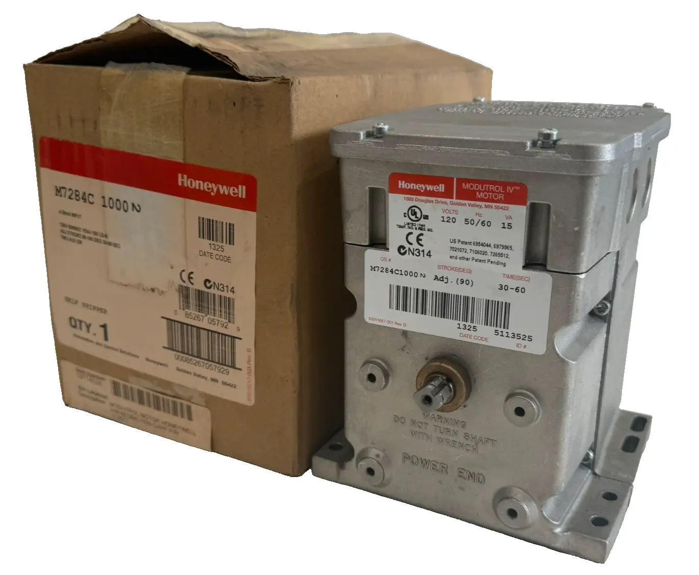 NEW HONEYWELL M7284C 1000 MODUTROL MOTOR 120V 50/60HZ M7284C1000