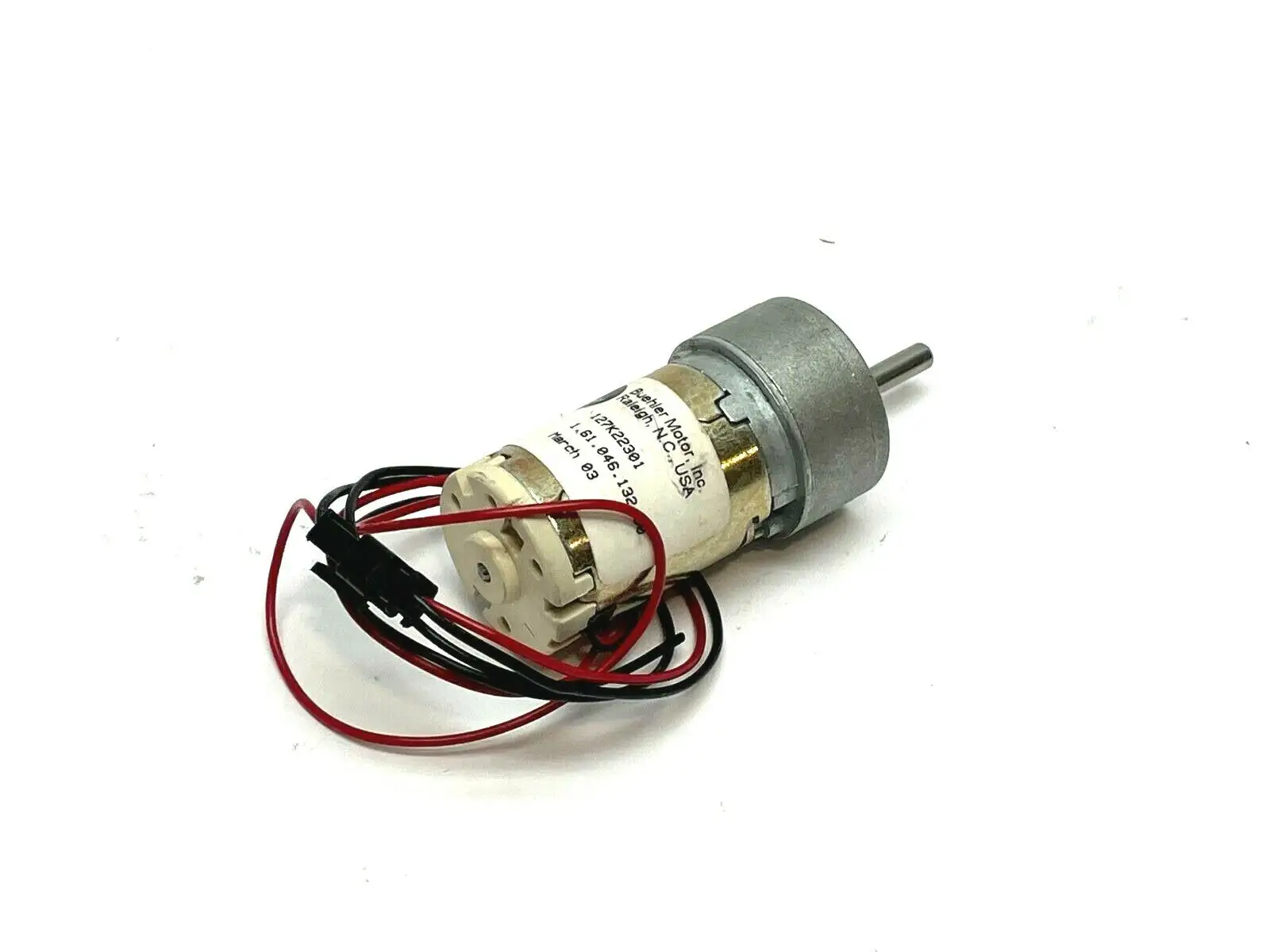 127K22301 | Buhler  Gear Motor 1.61.046.132.00 - Used