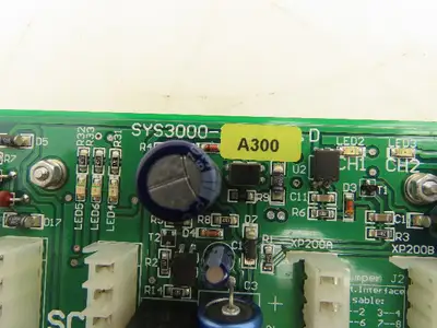 SCA Schucker SYS3000-200 REV.D 0165.2005 Relay Control Module Circuit Board A300