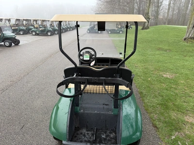 (1) 2017 E-Z-Go golf cart with a Kawasaki gas engine, model 625111G01, does not include Club canopy,...