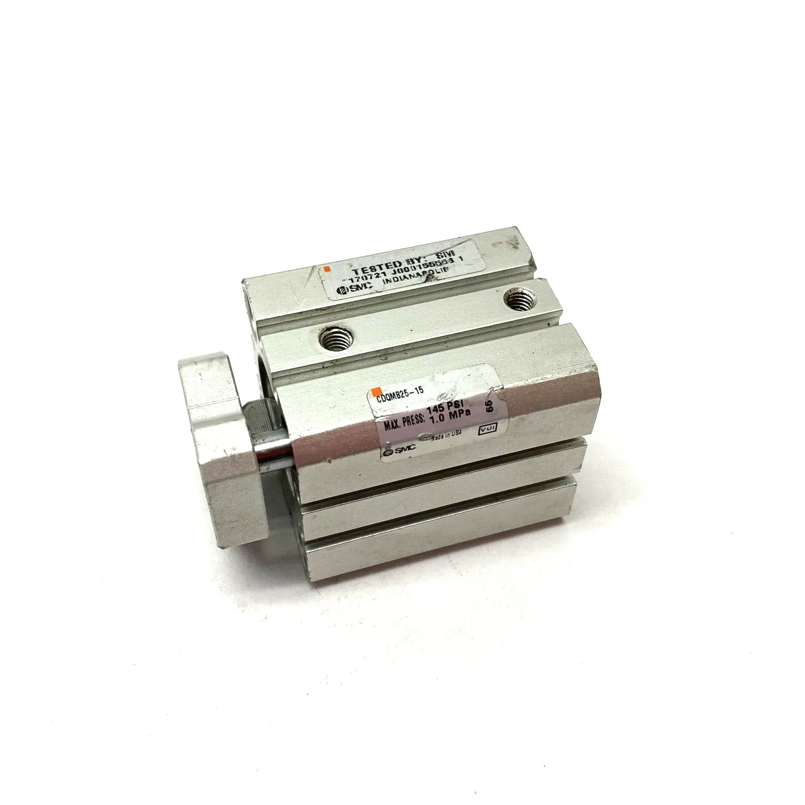 Used SMC COMPACT GUIDE ROD CYLINDER Pneumatic Cylinders | Maverick Industrial Sales #1110006