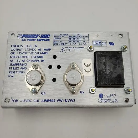 Used POWER ONE POWER ONE HAA15-0.8-AG - POWER SUPPLY - LR 38879 Power Supplies | ND Industrial Surplus #1219021
