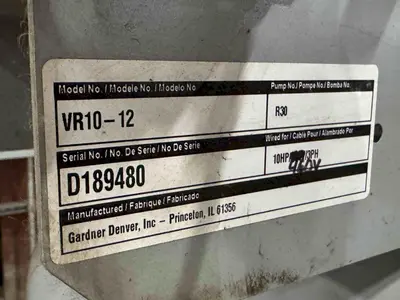 USED GARDNER DENVER VR10-12