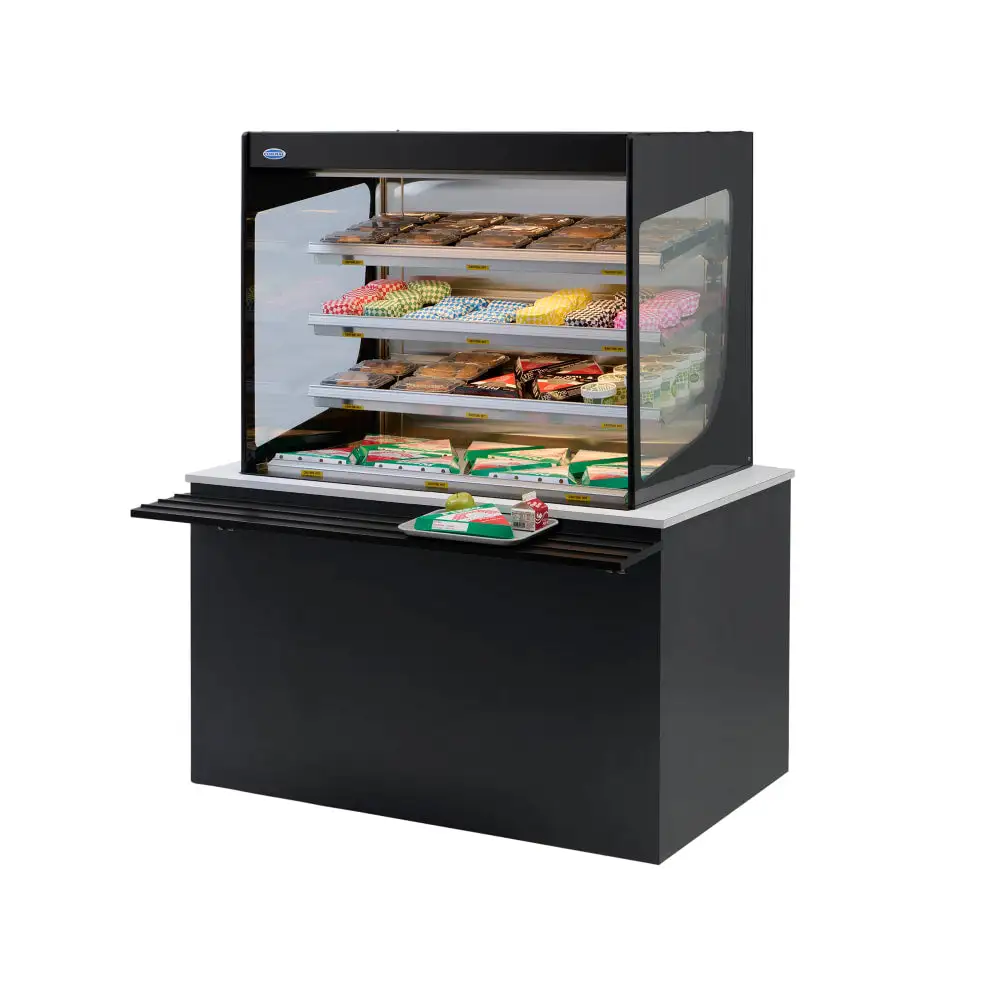 Federal VHSS3660C-SLD 36" Vision Series Self Service Countertop Heated Display Case - (4) Levels, 208-240v