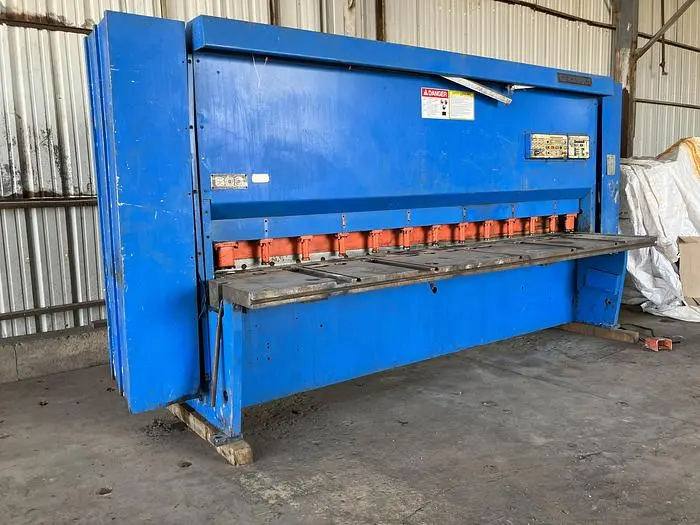 1/2" x 12ft Cincinnati Hydraulic Shear STOCK #4210