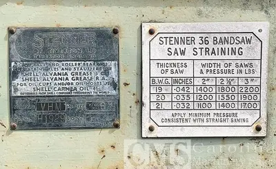 Stenner 36" Bandsaw