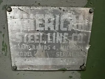 4,000 LB X 18" AMERICAN MODEL #60 PULL OFF COIL REEL UNCOILER: YOBRO #23927