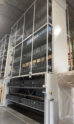 20' Shelving Carousel - Automated Warehouse Vertical Storage Solution