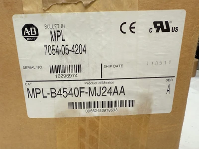 NEW ALLEN BRADLEY MPL-B4540F-MJ24AA