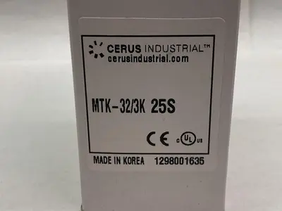 New | in-Stock CERUS MTK-32/3K 25S Miscellaneous Equipment (Electrical & Power) | Surplus Asset Holdings #1200099