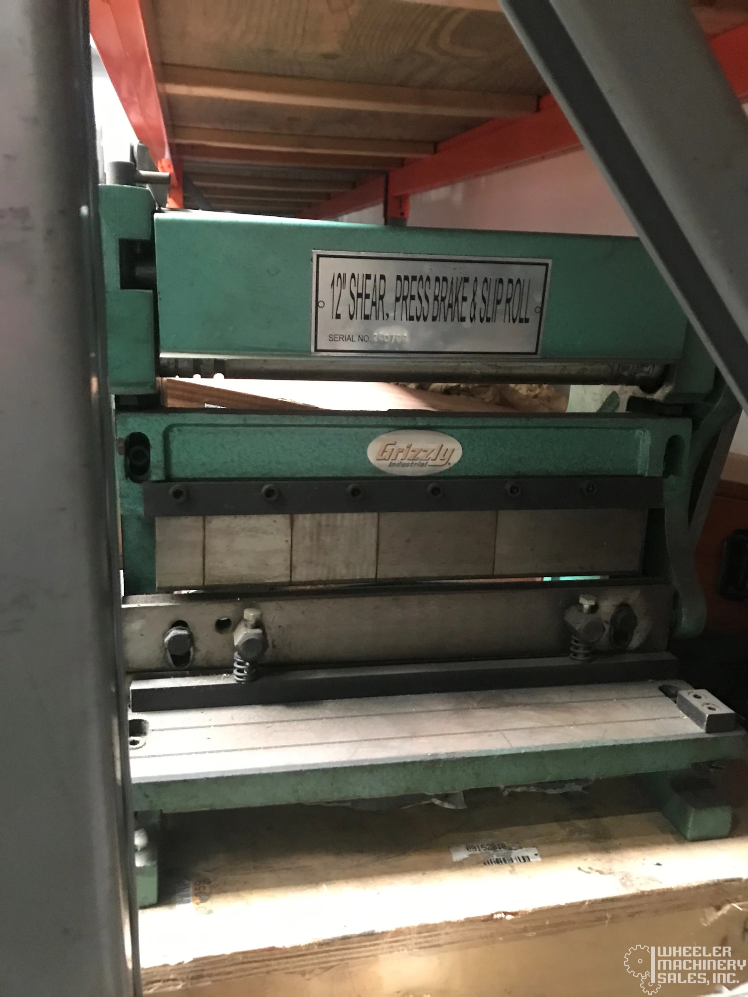 Grizzly T26472Z 3 In 1 Sheet Metal Machine 20 Ga. x 12" #6606 #1