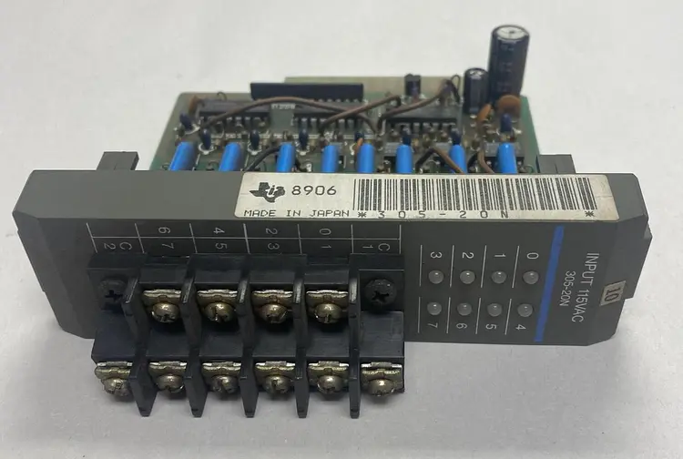 Used TEXAS INSTRUMENTS 305-20N PLC Input & Output | Surplus Asset Holdings #1216825