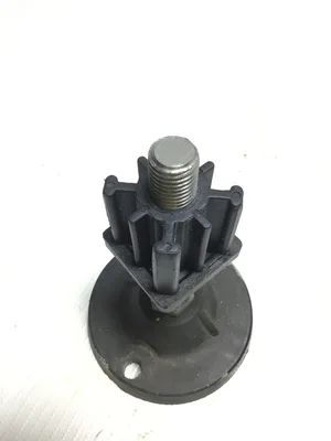 Plastic Square Tube Ends with Stainless Steel Thread