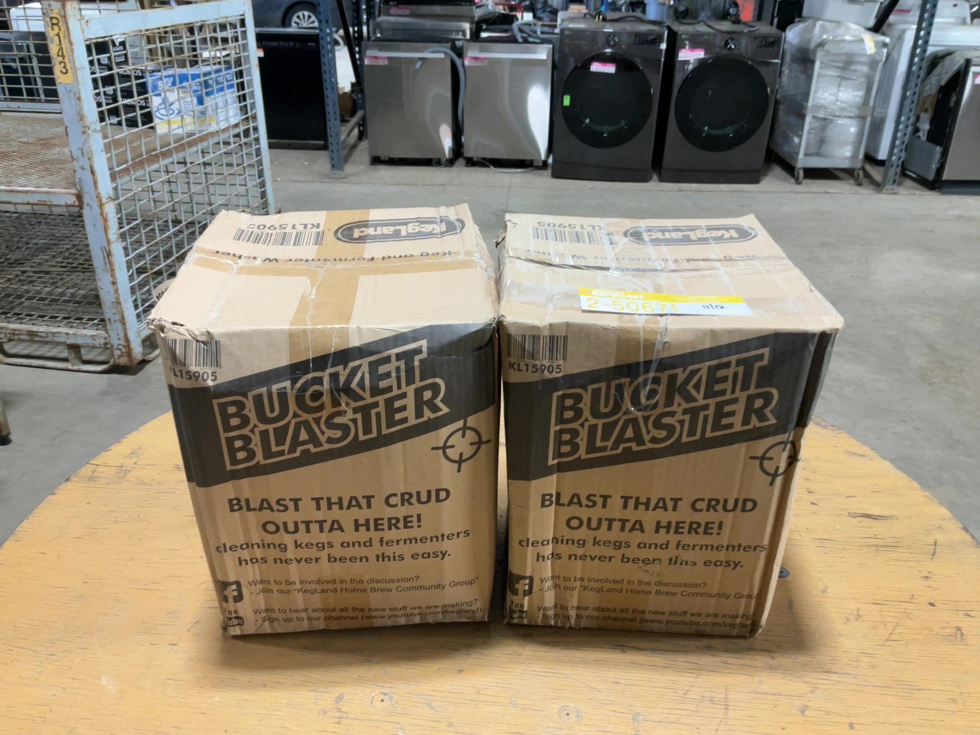 Used LOT OF (2) KEGLAND KL15905 COMPLETE AUTOMATIC KEG & FERMENTER WASHER Washers/Scrubbers Michigan US | Miedema Asset Management Group #1761555