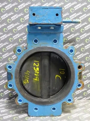 Media Valve Co. Inc. 10 Inch Butterfly Valve 10WCB-1500WP CS-CS-CR New