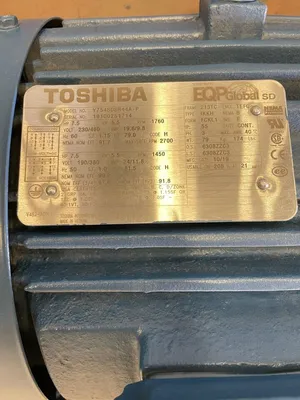 Sew Eurodrive KT77AM213/215 TOSHIBA/4 Gear Drive/Speed Reducer 7.5 HP 72rpm