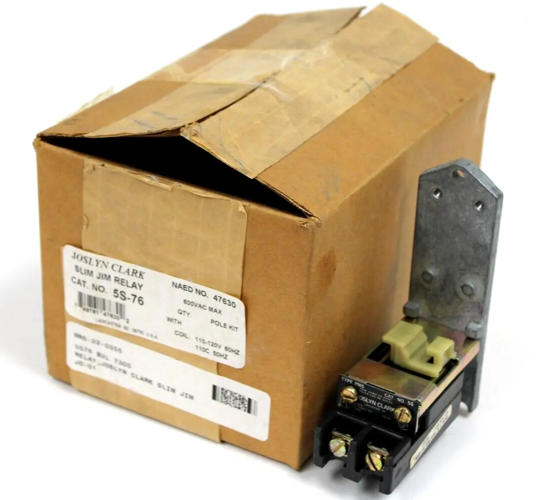 NEW JOSLYN CLARK 5S-76 SLIM JIM RELAY 5S76
