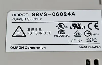 Omron S8VS-06024A 24V 2.5A 60W 7-Pin Power Supply 4D-17
