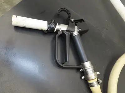 Lutz MD-2 Pneumatic Air Drum Container Pump 48" Plastic Tube w/Hose PVDF 41-L DL