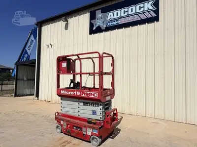 Used 2019 MEC MICRO 19 Scissor Lifters Texas US | Adcock Equipment USA #1519580