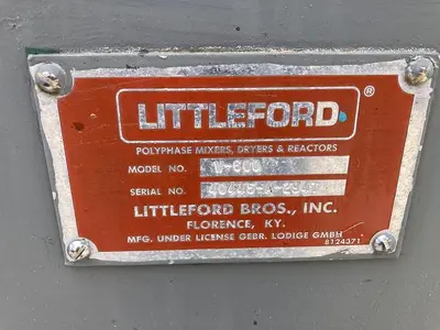 Used 1979 LITTEFORD W-600 Mixers | DH Griffin Used Equipment #1383210