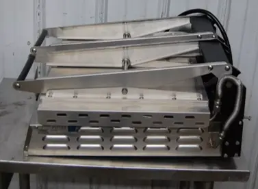 142-1219 Wells FT18 Commercial Dual Top Plate Panini Press w Smooth Plates