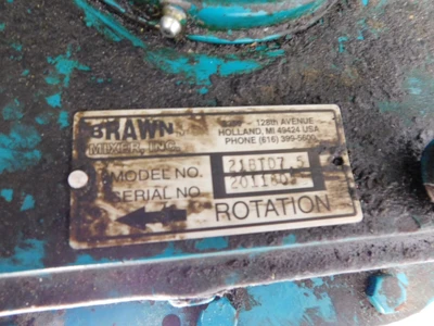 Used BRAWN 21BTD7.5 Vertical Mixers Ohio US | Equipment Recovery Corp. #1331285