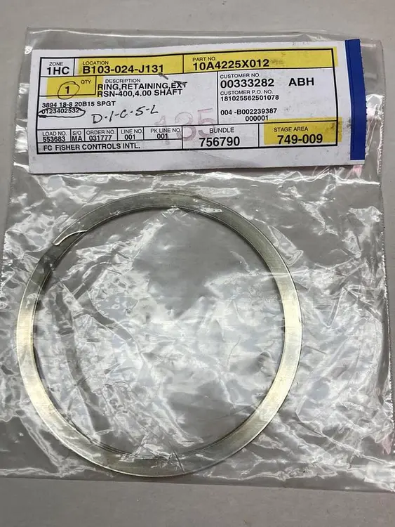 New | in-Stock FISHER CONTROLS 10A4225X012 Miscellaneous Equipment (Electrical & Power) | Surplus Asset Holdings #1195902