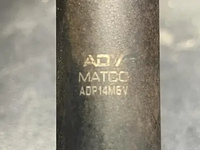 MATCO TOOLS "ADV" ADP14M6V, 1/4" DRIVE, 14mm. IMPACT SOCKET, DEEP, 6 POINT.