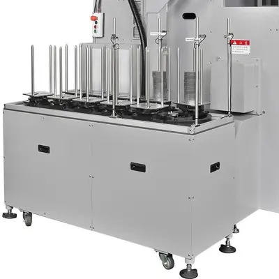 Size adjustable stacking work stocker