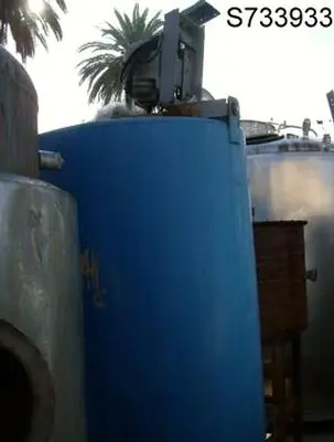 Tank, 450 Gallon, S/st, 46" x 5', OT/FB, Agit, 3 HP #S733933