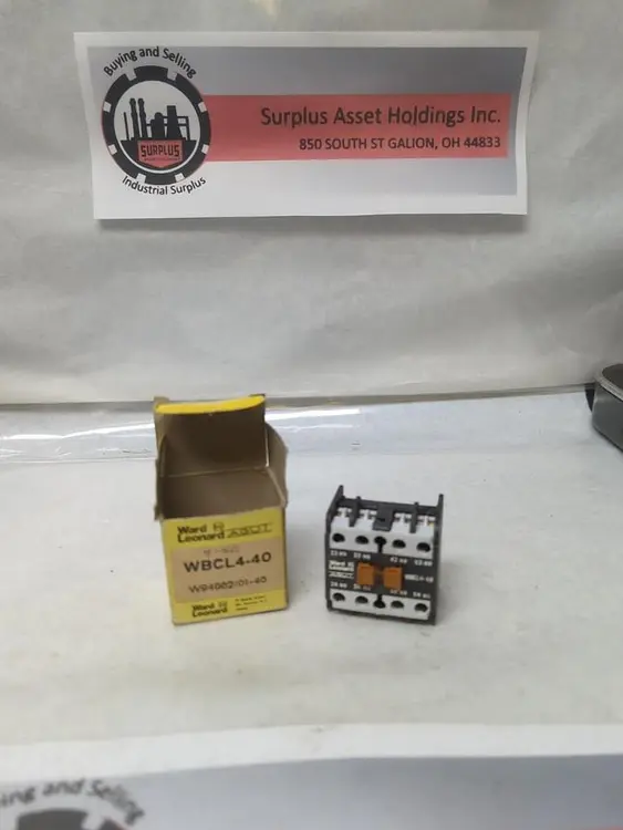 New | in-Stock WARD LEONARD WBCL4-40 Miscellaneous Equipment (Electrical & Power) | Surplus Asset Holdings #1203390