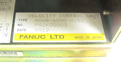 USED FANUC A06B-6050-H102 SERVO DRIVE VELOCITY CONTROL UNIT