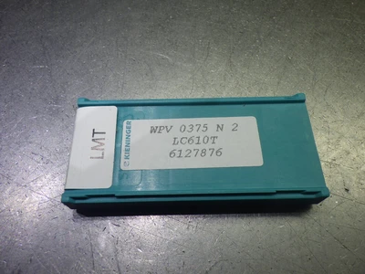 LMT Carbide Milling Inserts QTY10 WPV 0375-N-2 LC610T (LOC1062B)