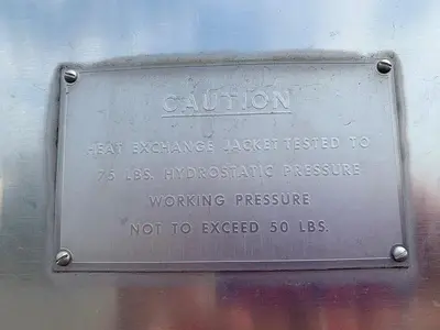 1200 Gallon Jacketed Tank
