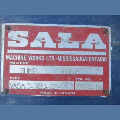 USED SALA VASA G-120-234-2C