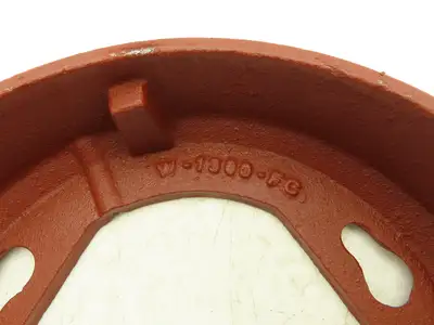 Wade 1300.FLDR 8" Top Assembly Floor Drain Cast Iron Collar Adapter NO Grate