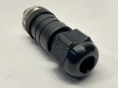 USED BELDEN FIELD-WIREABLE CONNECTOR MALE M12 8-PIN 44971