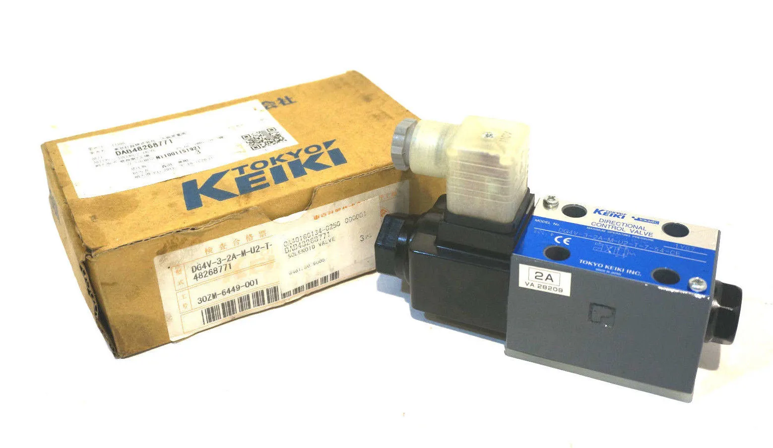 NEW TOKIMEC TOKYO KEIKI DG4V-3-2A-M-U2-T-7-54 CONTROL VALVE DG4V32AMU2T754