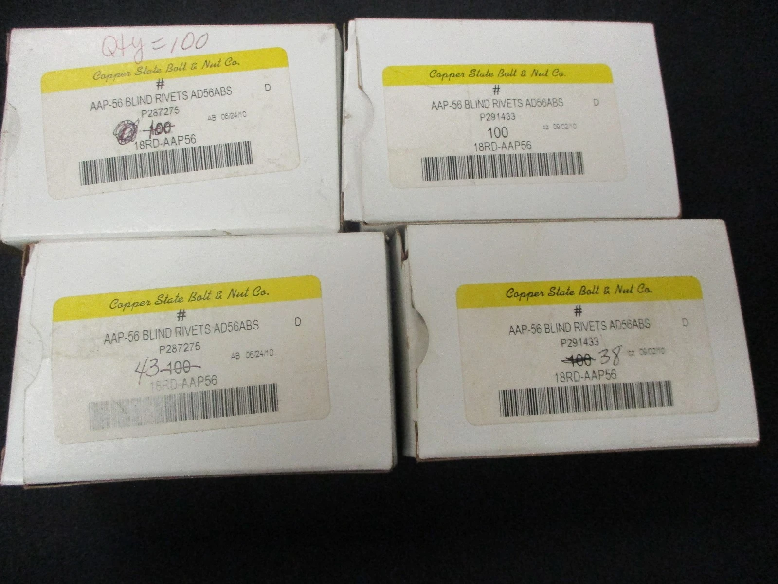 NEW Copper State Bolt & Nut Vo P287275/P291433